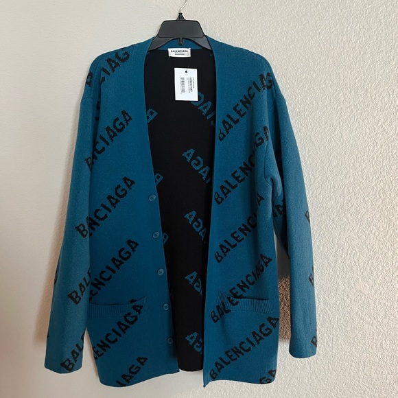 Balenciaga Sweaters - Balenciaga Oversized Cardigan Size XS